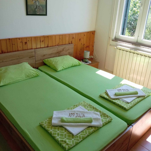 Bedrooms, Smje&scaron;taj Julia, Apartments Julia near the sea, Martin&scaron;ćica, Cres island, Croatia Martin&scaron;ćica